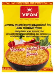 Vifon Csirkehús ízesítésű instant tésztás leves csípős