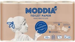 Moddia 3 rétegű újrahasznosított toalettpapír 8 tekercs