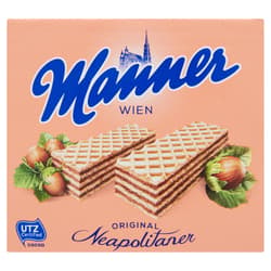 Manner mogyorókrémmel töltött ropogós ostyaszeletek