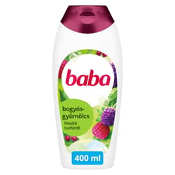 Baba Gyümölcsöskert tusfürdő bogyósgyümölcs illattal, 400 ml