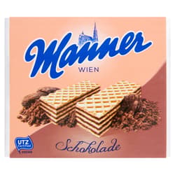 Manner csokoládékrémmel töltött ostyaszeletek