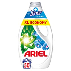 Ariel Liq Det Fresh Air 50 Washes 2.25L