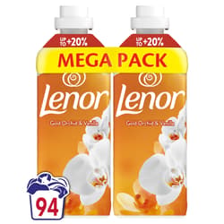 Lenor Öblítő Orchid & Vanilla 94 mosáshoz, 2x987 ml