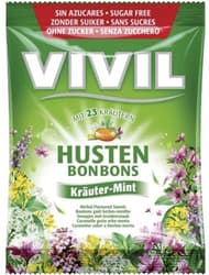 VIVIL cukormentes mentás-gyógynövényes torokcukor