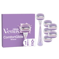Gillette Venus ComfortGlide Breeze Női Borotva 6 db Borotvabetéttel