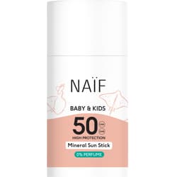 NAÏF Mineral Sunscreen Stick 0% perfume SPF 50