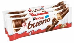 Kinder Bueno tejcsokoládés - 3 darabos