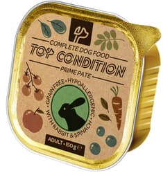 Top Condition alutálkás nedves kutyaeledel, nyúl-spenót