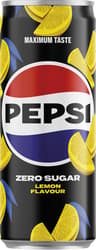 Pepsi Zero colaízű energiamentes szénsavas üdítőital édesítőszerekkel citrom ízesítéssel