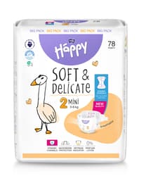Bella Baby Happy Mini disposable diaper, size: 2, (3-6kg)