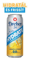 DREHER 24 HYDRATE MANGO-LEMON FLAVORED NON-ALCOHOLIC BEER 0,0% CAN