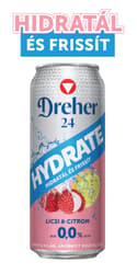 DREHER 24 HYDRATE LYCHEE-LEMON FLAVORED NON-ALCOHOLIC BEER 0,0% CAN