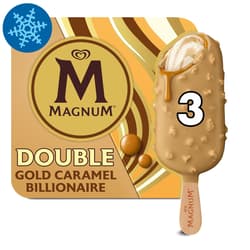 Magnum Multipack Jégkrém Dupla Gold Karamell Billionaire 3x85ml