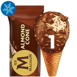 Magnum Tölcséres Jégkrém Mandula