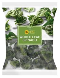 Marks & Spencer Zsenge spinach leaves