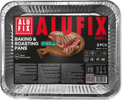ALUFIX Baking & roasting pans big 3 pcs NEW