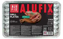ALUFIX Rectangular grill plate 3 pcs NEW