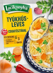 Tyúkhúsleves csigatésztával