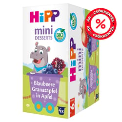 Hipp BIO Blueberry-pomegranate in apple, from 6 months