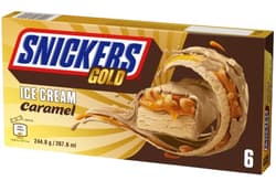 SNICKERS Gold jégkrém szelet multipack 6-pack