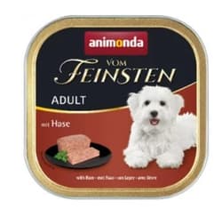 Animonda Feinsten Adult alutálkás nedveseledel felnőtt kutyáknak, vadnyúl
