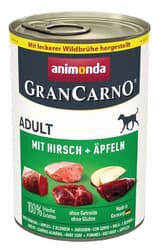 Animonda Grancarno Adult konzerv felnőtt kutyáknak, szarvas-alma