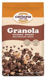 Cerbona tejcsokis-kekszes granola