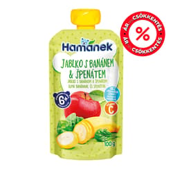 Hamanek desszert alma banán spenót  6 hónapos kortól