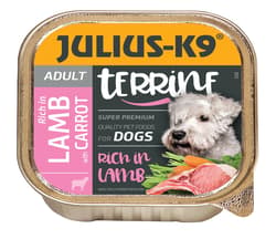 Julius K-9 Dog alutálkás nedveseledel felnőtt kutyáknak, bárány-sárgarépa