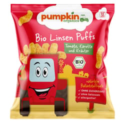 Pumpkin Organics Bio Lencse Snack paradicsommal, répával és petrezselyemmel 12 hónapos kortól