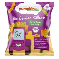 Pumpkin Organics Bio Veggie Rolls with Pumpkin Tomatoes and Spinat 12m+