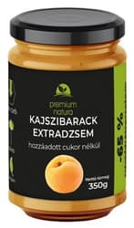 Premium Natura Szénhidrátcsökkentett kajszibarack extradzsem hozzáadott cukor nélkül