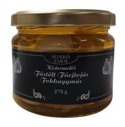 Füstölt fürjtojás üvegben- fokhagymás