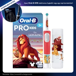 Oral-B Pro Kids Elektromos Fogkefe, Oroszlánkirály, Utazótokkal