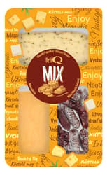 Deli Q Mix Gouda Paprika, metélőhagyma, hagyma, mimolette és mini penészes szalámi