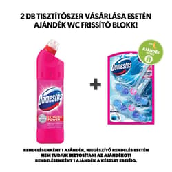 Domestos Extended Power Pink Fresh fertőtlenítő hatású folyékony tisztítószer, 1250 ml