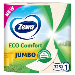 Zewa Jumbo Eco Comfort 2ply household tissue 1 roll 325 sheet