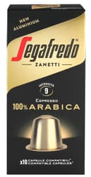 Segafredo 100% Arabica - Nespresso kompatibilis alumínium kávékapszula
