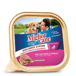 Miglior Cane dog food with tripe and lamb alutray 300g