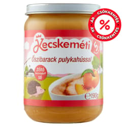 Kecskeméti Peaches with turkey, from 5 months