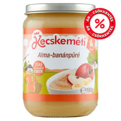 Kecskeméti Alma-banánpüré, 4 hónapos kortól
