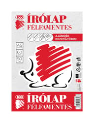 Ico Süni Írólap Félfamentes 50 Lap A/5