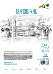 Drafting paper, A4, 20 sheets, COOL BY VICTORIA