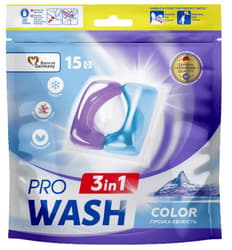 PRO WASH 3 in 1 Mountain Freshness Color mosókapszula