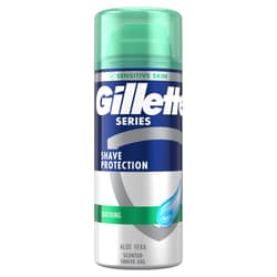 Gillette Series Nyugtató Hatású Borotvazselé Aloe Verával, utazó kiszerelés, 75 ml