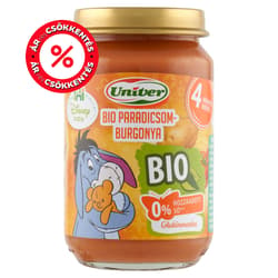Univer Bio Paradicsom-burgonya Zöldségpüré Bébiétel 4 hónapos kortól