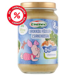 Univer Brokkoli főzelék csirkehússal Bébiétel 8 hónapos kortól