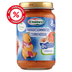 Univer Paradicsommártás csirkehússal Bébiétel 8 hónapos kortól