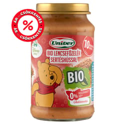 Univer Bio Lencsefőzelék sertéshússal Bébiétel 10 hónapos kortól