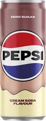 Pepsi ZERO Treats energiamentes szénsavas üdítőital édesítőszerekkel cream soda ízesítéssel